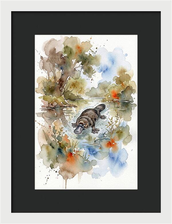 Serene Platypus Encounter