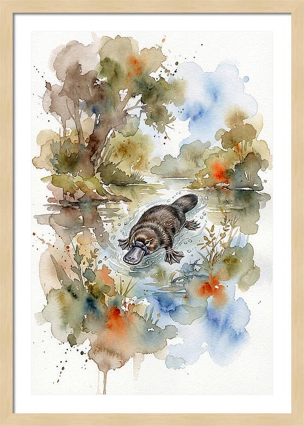 Serene Platypus Encounter