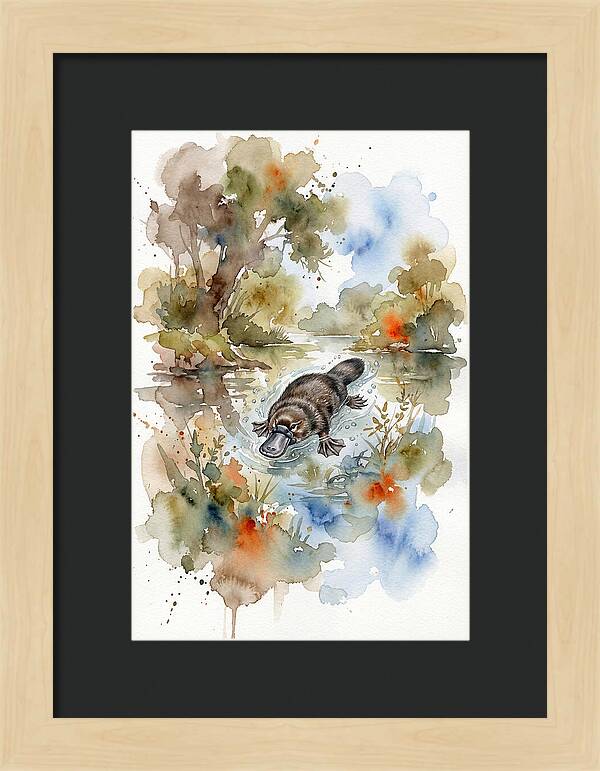 Serene Platypus Encounter