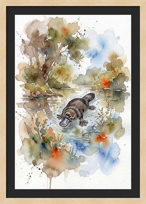 Serene Platypus Encounter