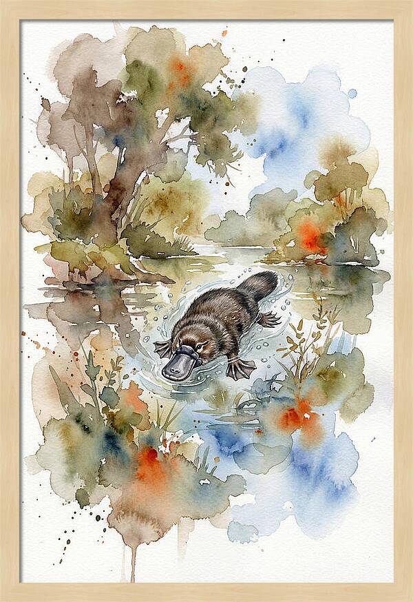 Serene Platypus Encounter
