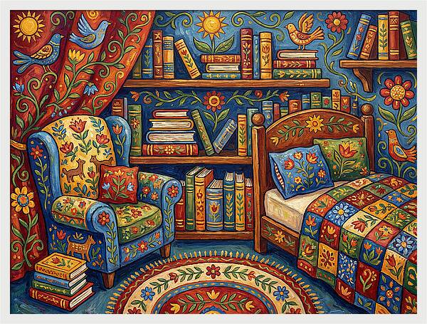 Serene Reading Corner