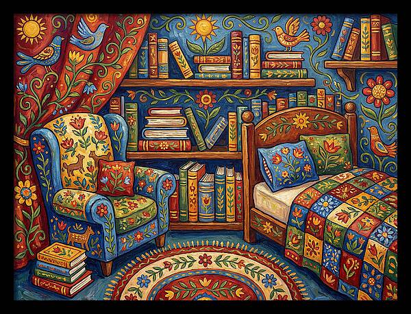 Serene Reading Corner