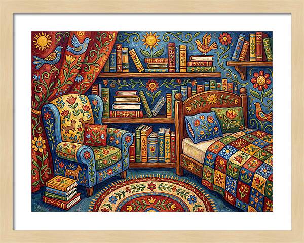 Serene Reading Corner