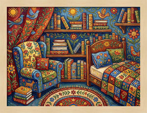 Serene Reading Corner