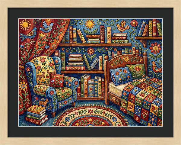 Serene Reading Corner