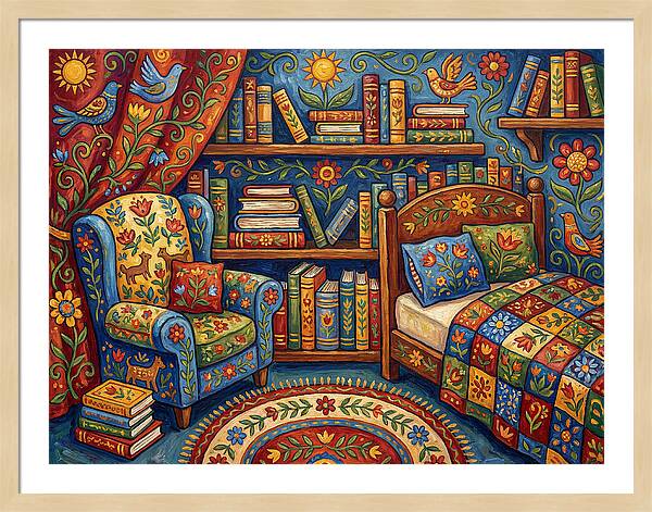 Serene Reading Corner
