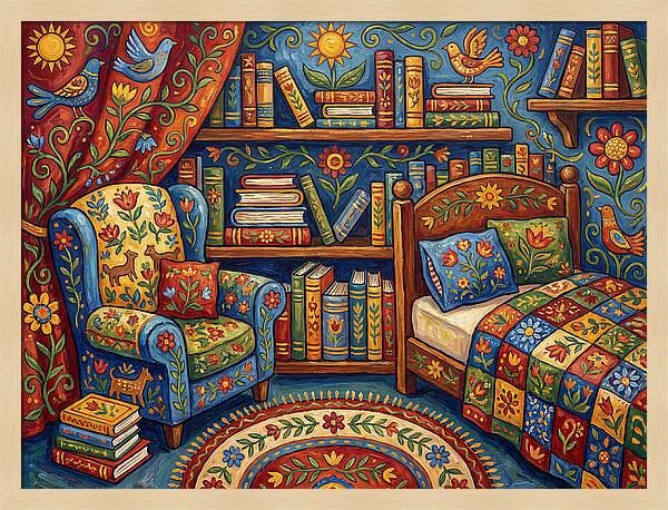 Serene Reading Corner