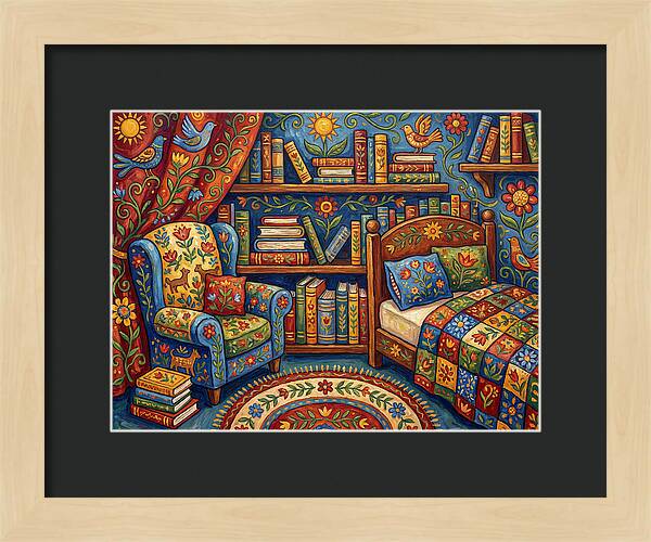 Serene Reading Corner