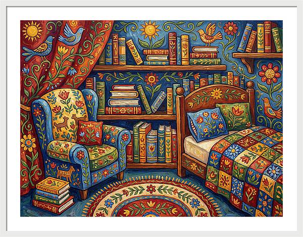 Serene Reading Corner