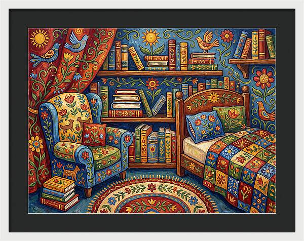 Serene Reading Corner