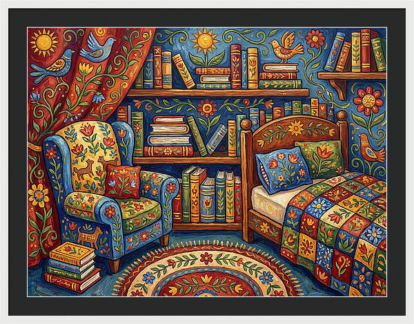 Serene Reading Corner