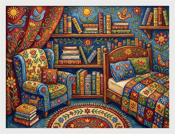 Serene Reading Corner