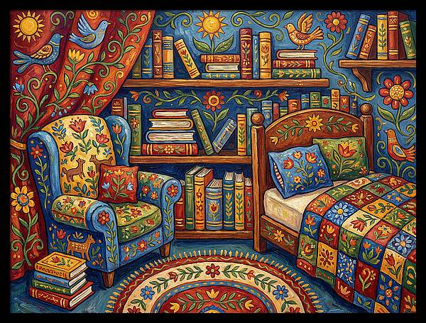 Serene Reading Corner