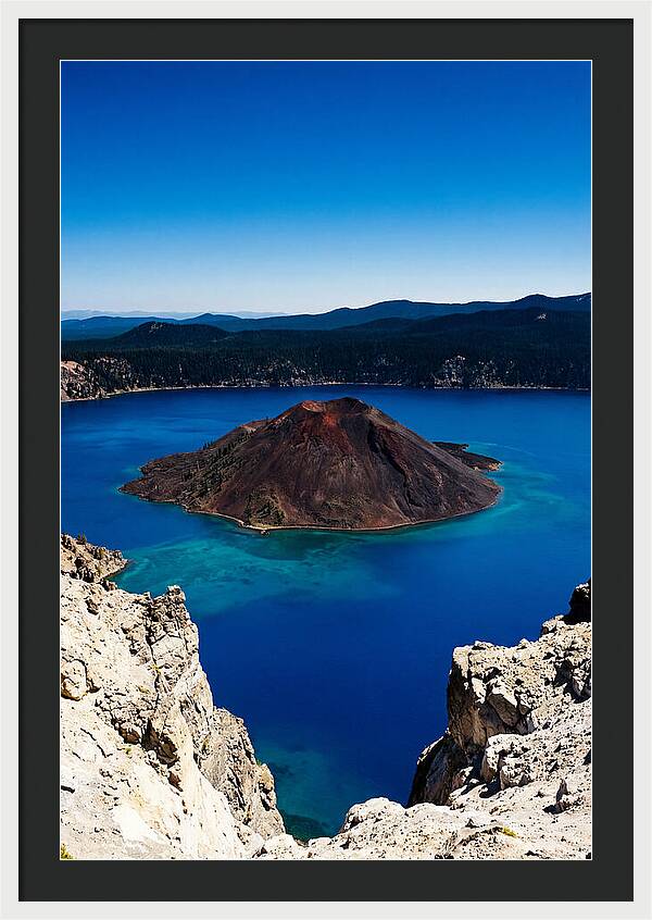 Serene Reflections At Crater Lake