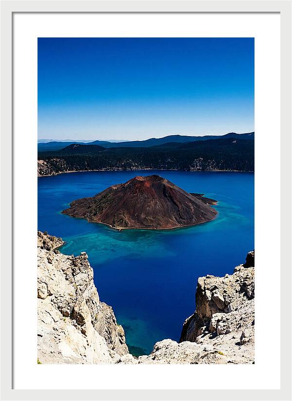 Serene Reflections At Crater Lake
