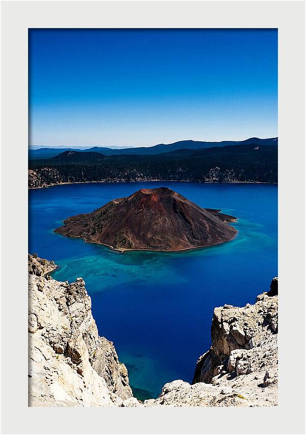 Serene Reflections At Crater Lake