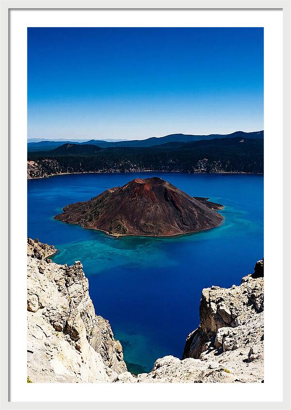 Serene Reflections At Crater Lake