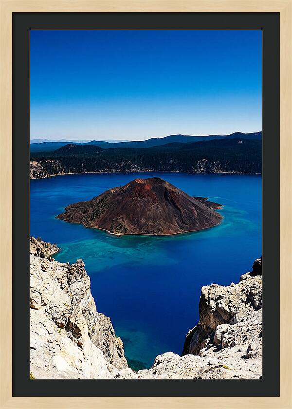 Serene Reflections At Crater Lake
