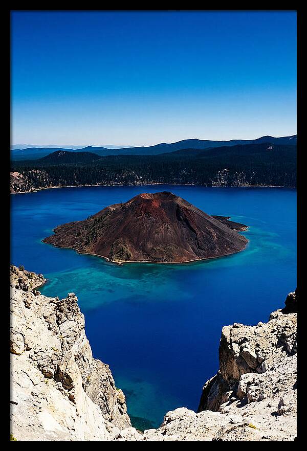 Serene Reflections At Crater Lake