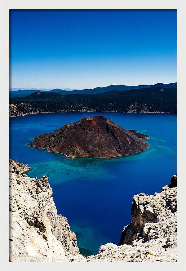 Serene Reflections At Crater Lake