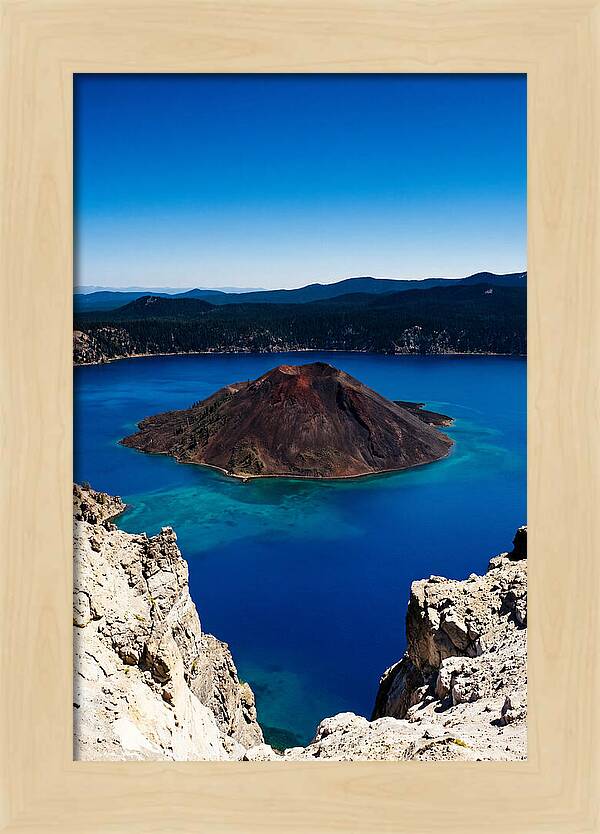Serene Reflections At Crater Lake