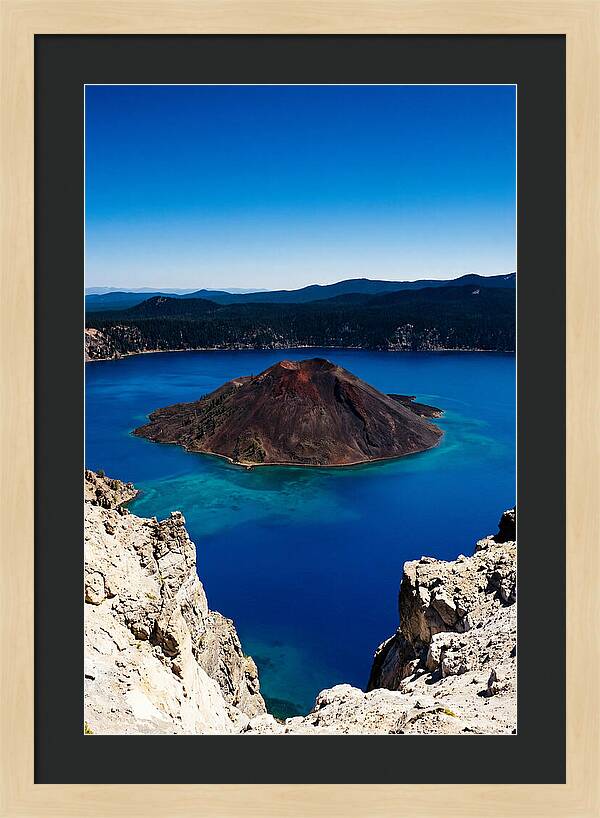 Serene Reflections At Crater Lake