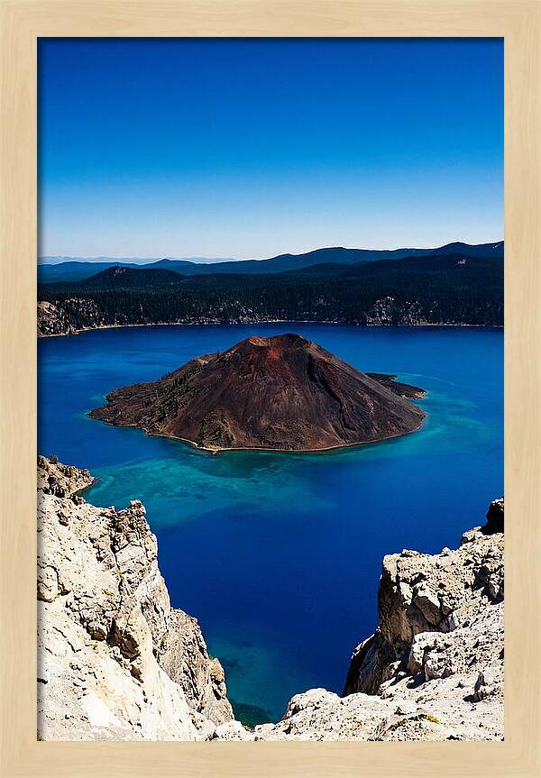 Serene Reflections At Crater Lake