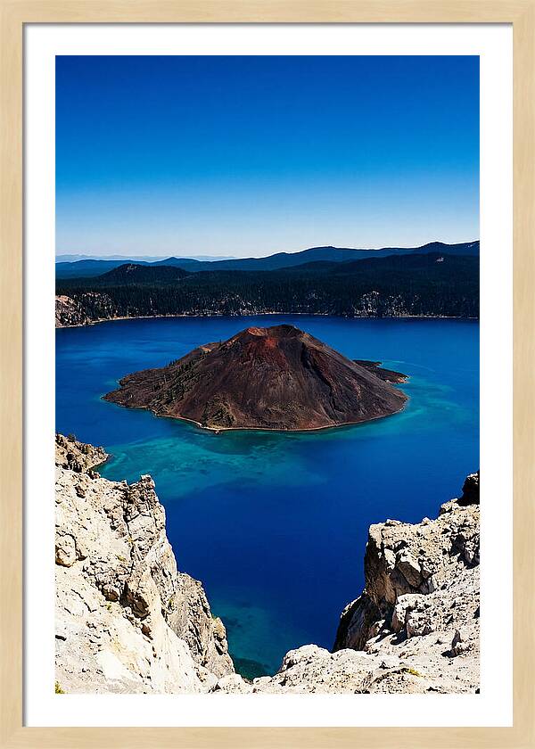 Serene Reflections At Crater Lake