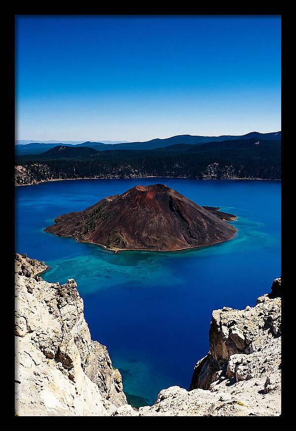 Serene Reflections At Crater Lake