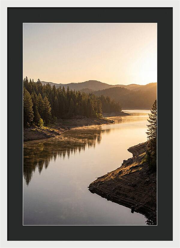 Serene Reflections At Dawn