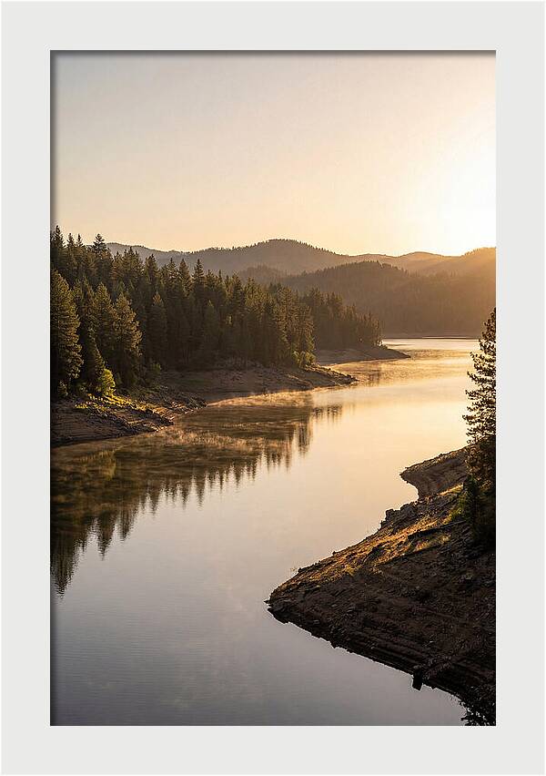 Serene Reflections At Dawn