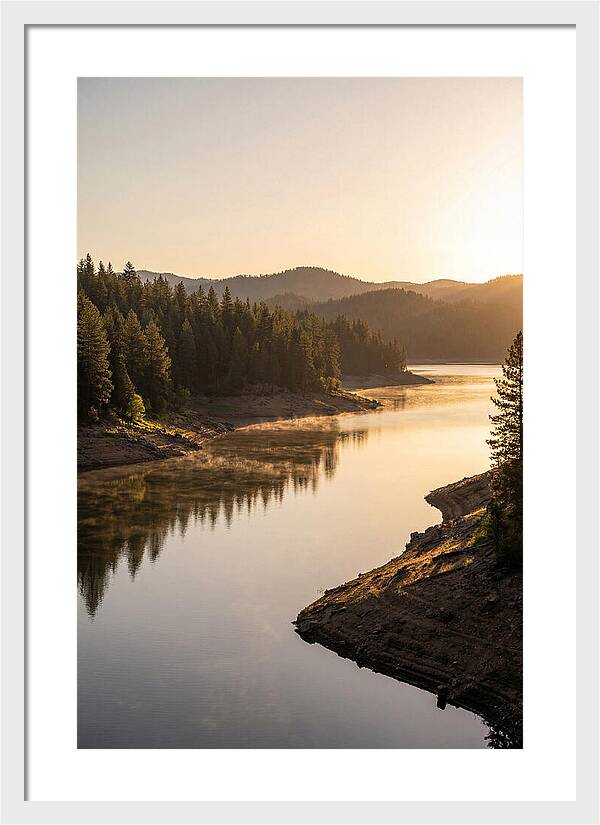Serene Reflections At Dawn
