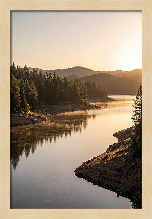 Serene Reflections At Dawn