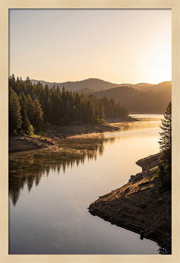 Serene Reflections At Dawn