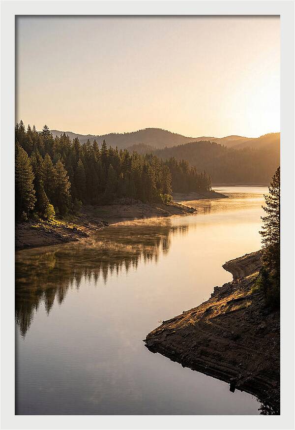 Serene Reflections At Dawn