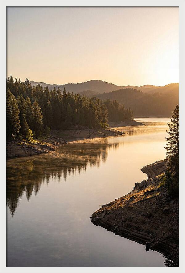 Serene Reflections At Dawn
