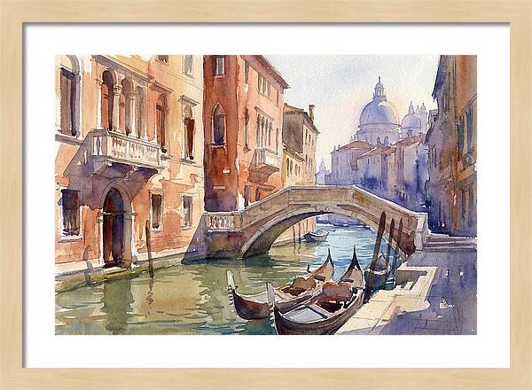 Serene Reflections In Italy