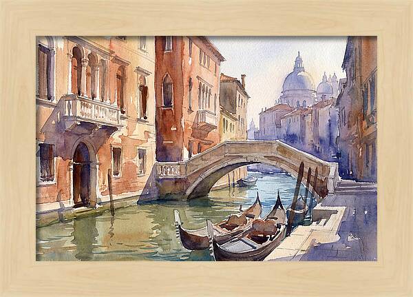 Serene Reflections In Italy