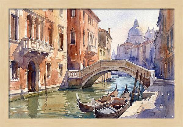 Serene Reflections In Italy