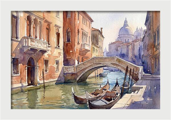 Serene Reflections In Italy
