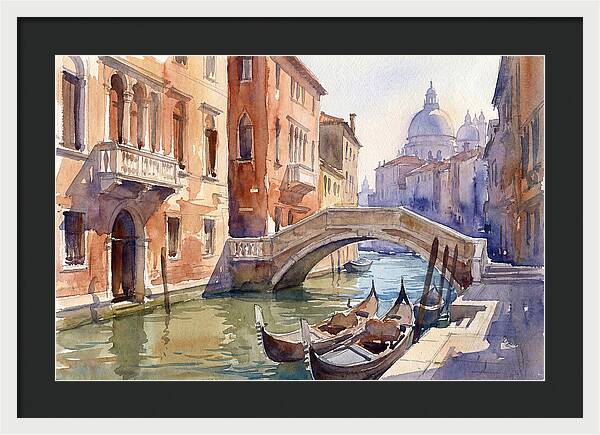Serene Reflections In Italy
