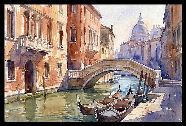 Serene Reflections In Italy