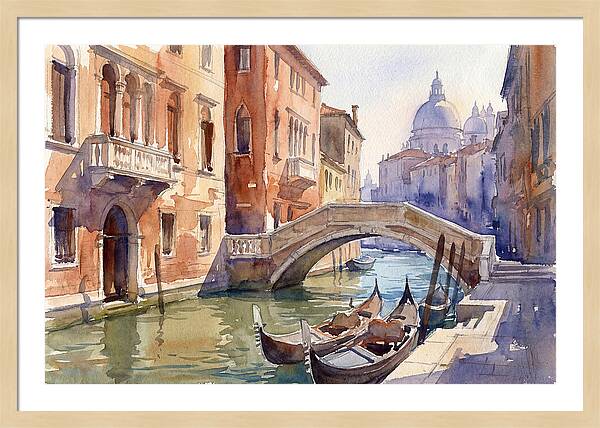 Serene Reflections In Italy