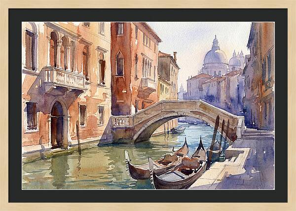 Serene Reflections In Italy