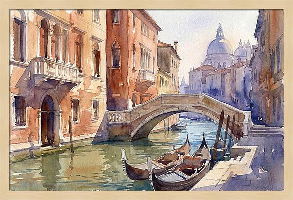 Serene Reflections In Italy