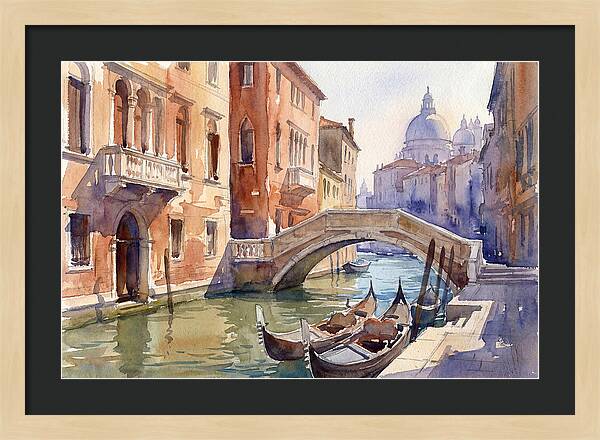 Serene Reflections In Italy