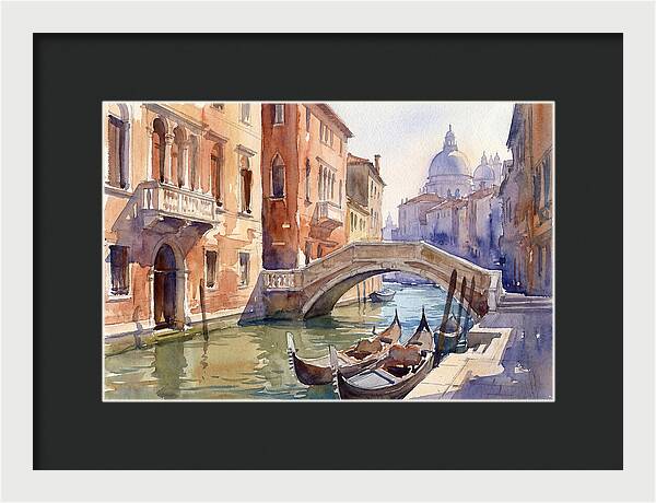 Serene Reflections In Italy