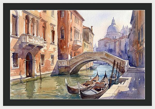 Serene Reflections In Italy
