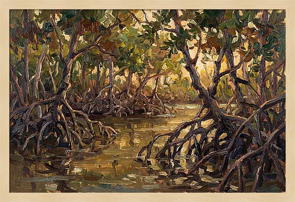 Serene Reflections In Mangroves